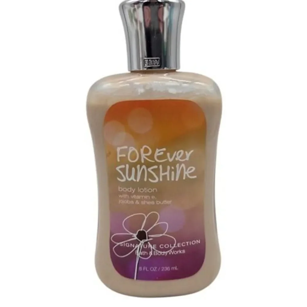 Bath & Body Works Forever Sunshine Body Lotion 8 oz ~90% Full Retired Scent